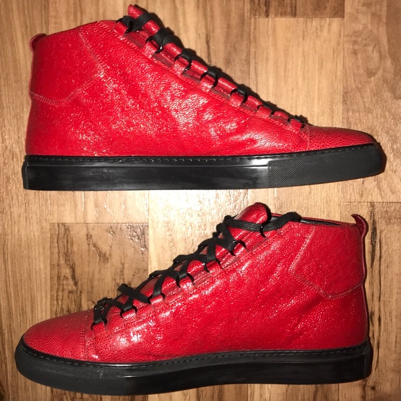 Balenciaga Arena Red stingray Sneaker. Size US13 - Picture 3 of 8